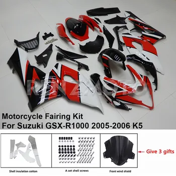 Для Suzuki GSX-R1000 2005-2006 K5 K6 Обтекатель Мотоцикла Комплект Обвеса Украшения Пластиковая Защитная Пластина Аксессуары Оболочка S1005-1001