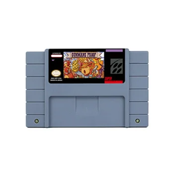 Ролевая игра Ganpuru Gunman's Proof для SNES, 16-битная ретро-тележка, подарок для детей