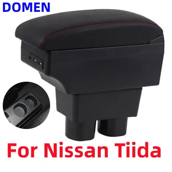 Для Nissan Sylphy коробка подлокотника для Nissan Tiida автомобильный подлокотникversa Tiida Latio коробка подлокотника USB пепельница автозапчасти