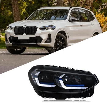 Автомобильные Фары для BMW X3 G01 F97 Светодиодные Фары Объектив Проектора 2018-2021 X4 G02 F98 Головной Фонарь Drl Автомобильные Аксессуары