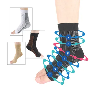 Мужские и женские спортивные носки для поддержки голеностопного сустава, удобные баскетбольные носки-невидимки на пятке, носки для бега под давлением на пятке