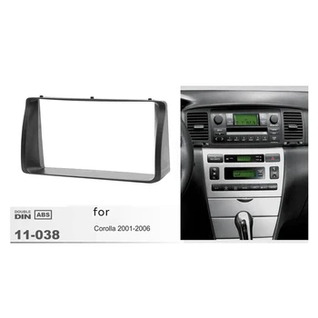 Рамка приборной панели автомобиля Радио Панель приборной панели MP5 плеер Рамка адаптера DVD для Toyota Corolla 2001 2002 2003 2004 2005 2006