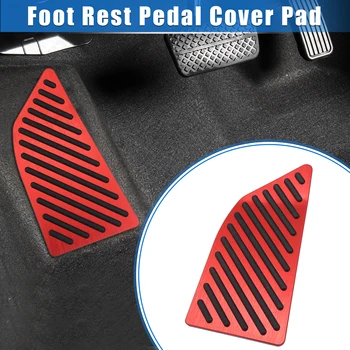 Uxcell Автомобильная подставка для ног, накладка на педаль для Toyota Corolla 2019-2020, алюминиевый сплав, красный