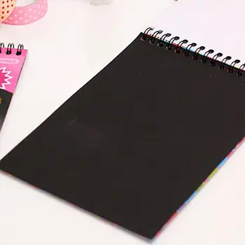 Детский Радужный Красочный набор для рисования с нуля, Бумажный блокнот для рисования с карандашом в подарок
