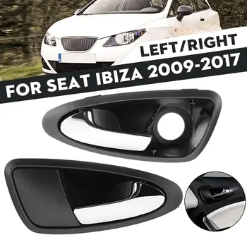 Передний Левый Правый Салон Автомобиля Внутренняя Дверная Ручка Автоаксессуары для Seat Ibiza 2009-2017 2016 2015 6J1837113A 6J1837114A