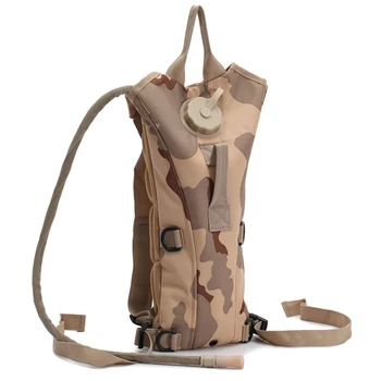 Камуфляжная сумка для воды для походов на открытом воздухе с 3-литровым вкладышем Army Fans, сумка через плечо, рюкзак для гидратации, сумка Molle, туризм, кемпинг