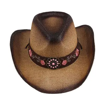 Западная ковбойская шляпа, маскарадный костюм, джазовая шляпа для путешествий, уличная джазовая шляпа для мужчин и женщин