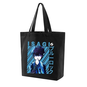 Синий замок Исаги Йоичи аниме Холщовая сумка Женская Harajuku Повседневная сумка для покупок для девочек