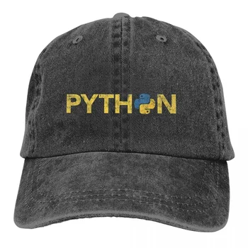 Классические бейсбольные кепки в стиле ретро с программируемым кодом Python Linux, солнцезащитные кепки для мужчин и женщин