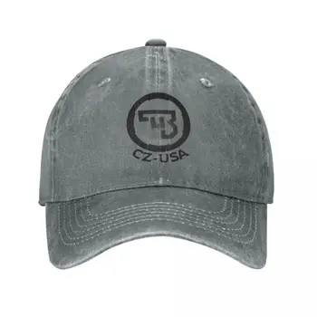 Бейсболка с логотипом CZ USA, повседневная потертая джинсовая кепка, огнестрельное оружие, бейсболка Snapback для мужчин и женщин, Кепки для тренировок на открытом воздухе, Шляпа