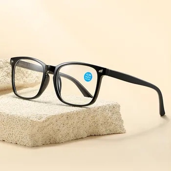 Мужские очки для чтения HD, очки для дальнозоркости, компьютерные очки для защиты глаз от + 1,0 до + 4,0, женские очки Gafas Blue Light.