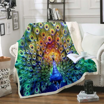 Флисовое одеяло Eternal Trance с плюшевым 3D принтом для взрослых, покрывало из шерпы для дивана, покрывало-накидка