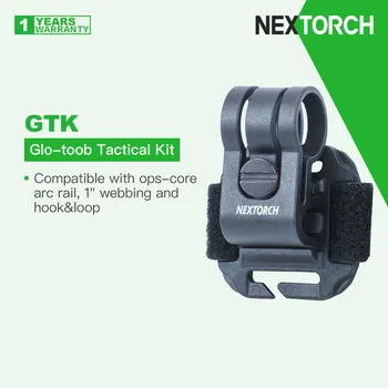 Тактический комплект Nextorch GTK GLO-TOOB, достаточно прочный, чтобы выдерживать истирание и коррозию, совместимый с дуговой рейкой Ops-core