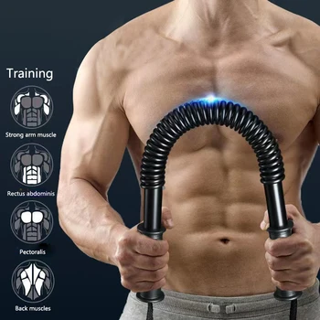 Тренажер для укрепления рук Домашний Тренажер для мышц груди, предплечий, для улучшения работы мышц, тренажер для фитнеса мышц, Пружинная палочка