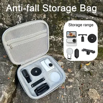 Чехол для переноски, портативная сумка для хранения, большая емкость, легкий доступ, противоударная мягкая внутренняя защитная коробка для Insta360 GO3