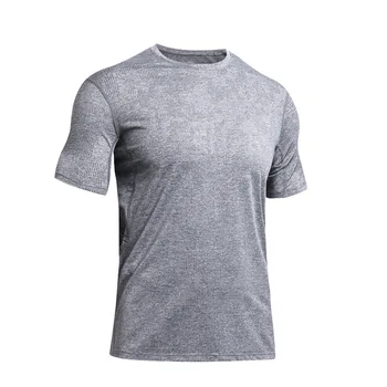 Мужские футболки для бега на открытом воздухе, супер дышащие быстросохнущие компрессионные футболки для марафона, летняя спортивная одежда