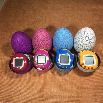 Мультяшный Электронный Ручной Цифровой виртуальный игровой автомат для домашних животных, Детские Игрушки, Подарок в виде яйца