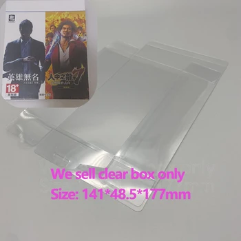 Прозрачный защитный чехол из ПЭТ-пластика для PS5 Yakuza 7 Light & Dark game limited edition, коробка для хранения, коллекционный футляр для дисплея