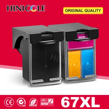 Совместимый чернильный картридж HINICOLE 67 XL для HP 67XL Envy 4140 4152 4155 4158 1225 2732 2752 1225 2774 6052 6055 Принтер