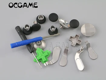 1 комплект OCGAME Full Swap Thumb Grips Stick D-Pad и Кнопка Запуска Бампера для контроллера XBOX ONE XBOXONE Elite С Отверткой