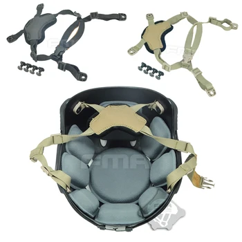 Общая подвеска шлема TBFMA X-Образный вырез, Регулируемые одной рукой ремешки, Мягкий Защитный кожаный ремешок для подбородка, Аксессуары для шлема