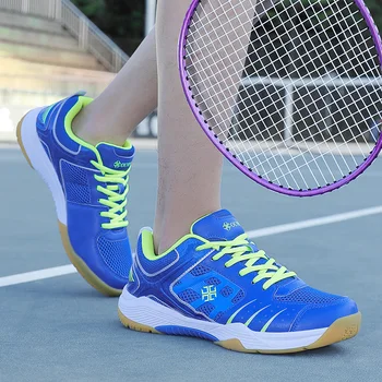 Новая профессиональная обувь для бадминтона, молодежные кроссовки для настольного тенниса, нескользящие теннисные туфли, легкие мужские волейбольные кроссовки 8206