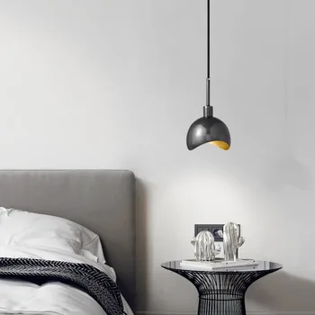Прикроватная подвесная лампа для спальни, современная и минималистичная ресторанная лампа, креативная и персонализированная главная спальня с односпальной кроватью all co