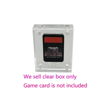 Высокопрозрачный акриловый защитный ящик для хранения игровых карточек Switch NS, коробка с магнитной крышкой, коробка с игровым дисплеем, слот для 1 карты