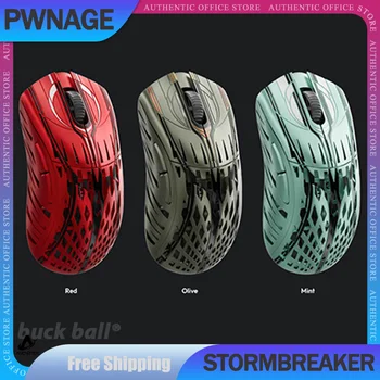 Pwnage Stormbreaker Gamer Mouse Легкий Дизайн 2-Режимная Беспроводная Мышь USB 2.4 G С Регулируемой Частотой 26000 точек на дюйм Для Геймеров Для Выигрышных Подарков