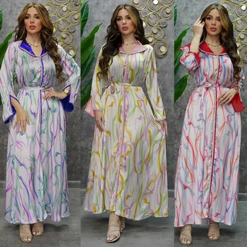 Модное легкое Роскошное Мягкое платье для женщин, халаты-кафтаны, Элегантное женское Свадебное платье, женское вечернее платье, мусульманский халат Abaya Vestidos