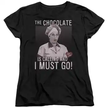 Женская футболка I Love Lucy Chocolate Calling