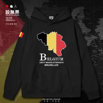 Национальная карта Бельгии, мужские толстовки, пуловеры со спортивным принтом, толстовка с круглым вырезом, уличная одежда, новая зимняя мужская осенне-зимняя одежда
