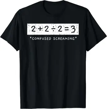 Сложение, деление, вычитание Равно способности к обучению математике Мужская Женская хлопковая футболка с коротким рукавом