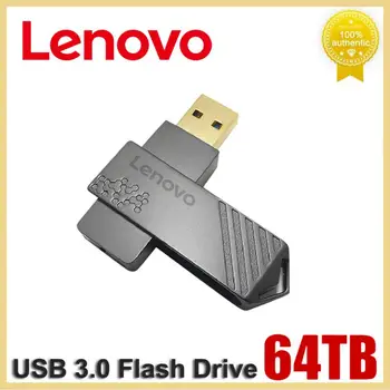 Lenovo 2TB USB 3.0 Pen Drive Металлический Высокоскоростной Флэш-Диск 4TB 16TB Usb Memory Stick Флешка 128 ГБ Для ПК/ Ноутбука /Ps4 Controler