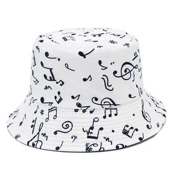 Шляпы Уличная Кепка Рыбака С широкими полями, Пляжные Музыкальные Кепки в стиле Хип-хоп, Мужская И Женская Панама, Летняя Шапка для взрослых, Солнцезащитная шляпа для взрослых