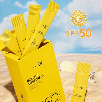 Солнцезащитный крем SPF50 + Солнцезащитный лосьон с длительной защитой от ультрафиолета, влажный освежающий солнцезащитный крем для лица, изолирующий солнцезащитный крем для лица