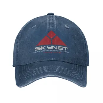 Винтажные бейсболки Skynet Cyberdyne Systems в стиле унисекс, потертые солнцезащитные кепки, Терминатор, Уличные шляпы для гольфа, кепка