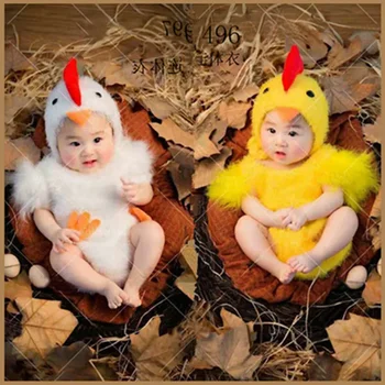 Костюм для фотосъемки цыплят, костюм для студийной съемки новорожденных, наряды для вечеринок, костюмы для косплея.