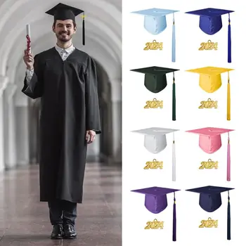 Поздравляем Выпускную шляпу выпускника 2024 года, фирменную кепку для церемонии вручения дипломов, сезон окончания средней школы