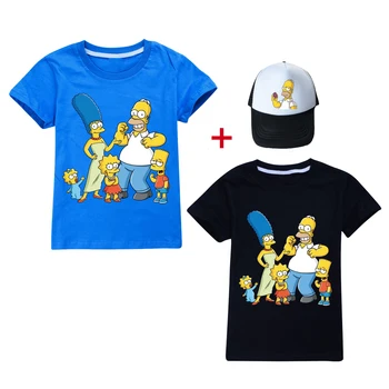 Детская Одежда S-Simpsonsing, Футболка с коротким рукавом, праздничные Топы, Модная футболка с 3D принтом, Стич, прощальная футболка для мальчика