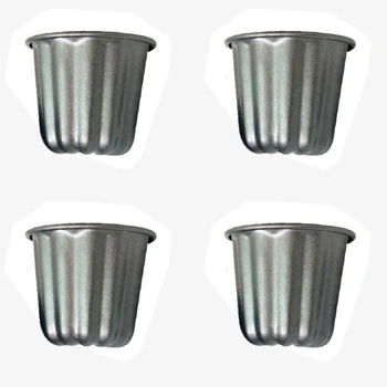 Форма для Каннеле, чашка для маффинов, 4 шт., форма для каннеле с антипригарным покрытием, Серо-черные каннели
