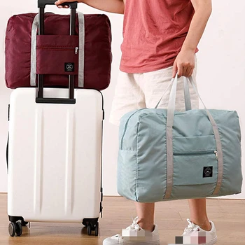 Складные дорожные сумки для ручной клади, сумка для хранения большой емкости, легкая многофункциональная спортивная сумка для самолета, нейлоновые сумки выходного дня